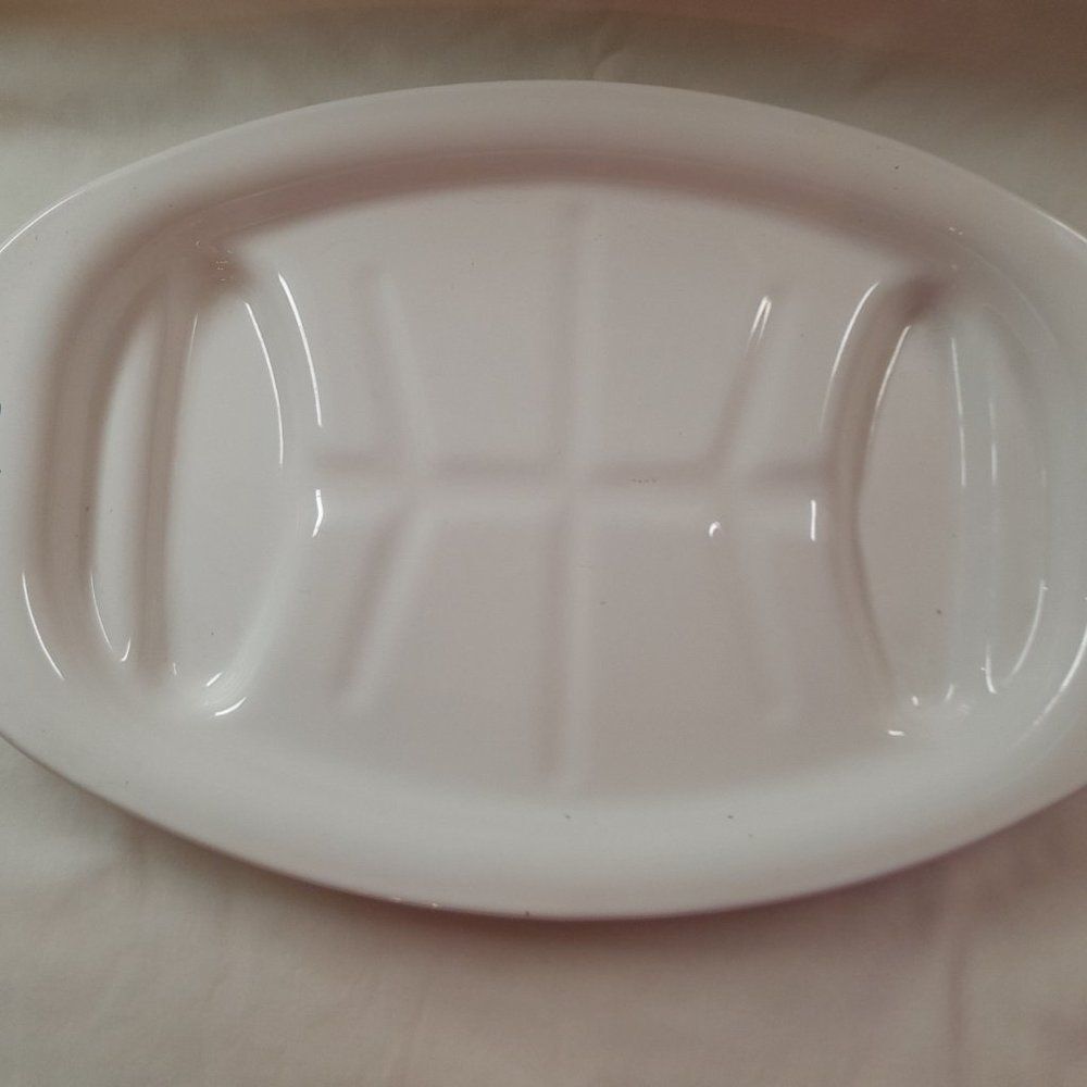CorningWare Blue Cornflower Meat Platter P-19